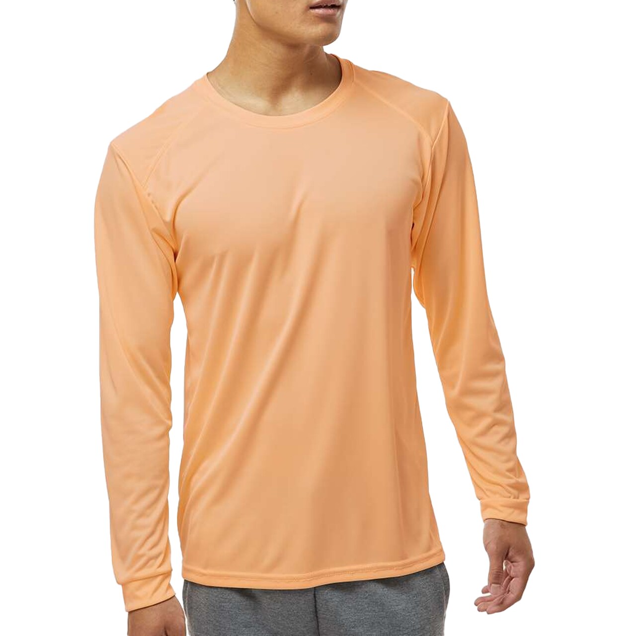 Paragon Long Islander Performance Long Sleeve T-Shirt, Ultra Polyester Dry Fit Multicolor Men’s Tee